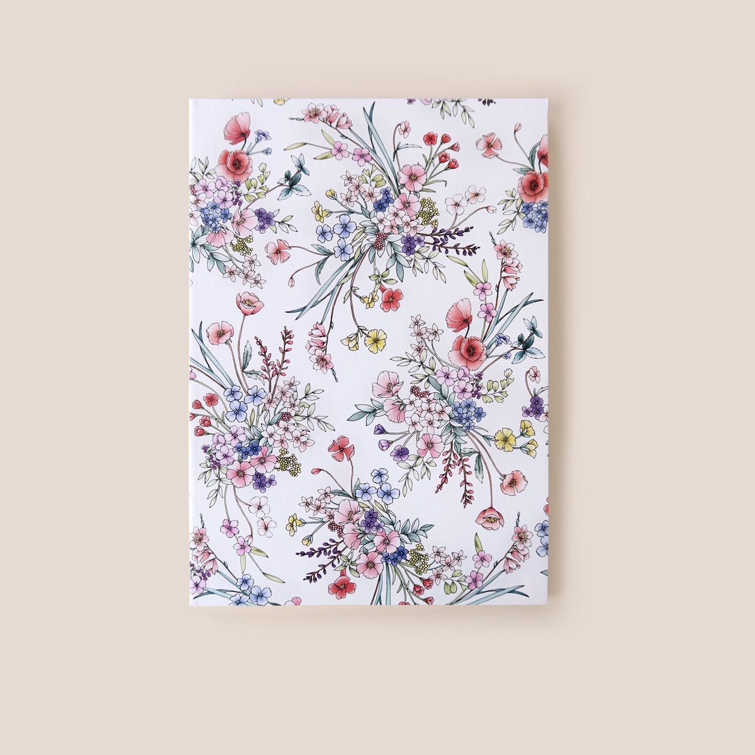 TYPOFLORA Blooms Unlined Notebooks Eclectopia Gifts and Specialty Homewares 