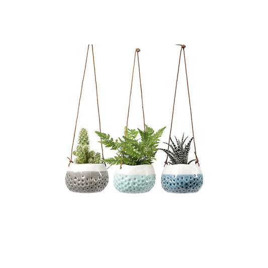 Hanging Pots - Baby Dotty Trio boxed Eclectopia Gifts and Specialty Homewares