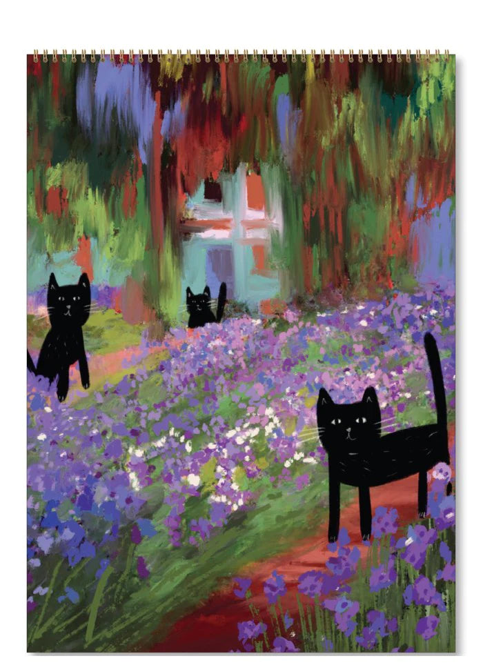 Niaski Cat Artist Wall Calendar 2024 Eclectopia Gifts and Specialty Homewares
