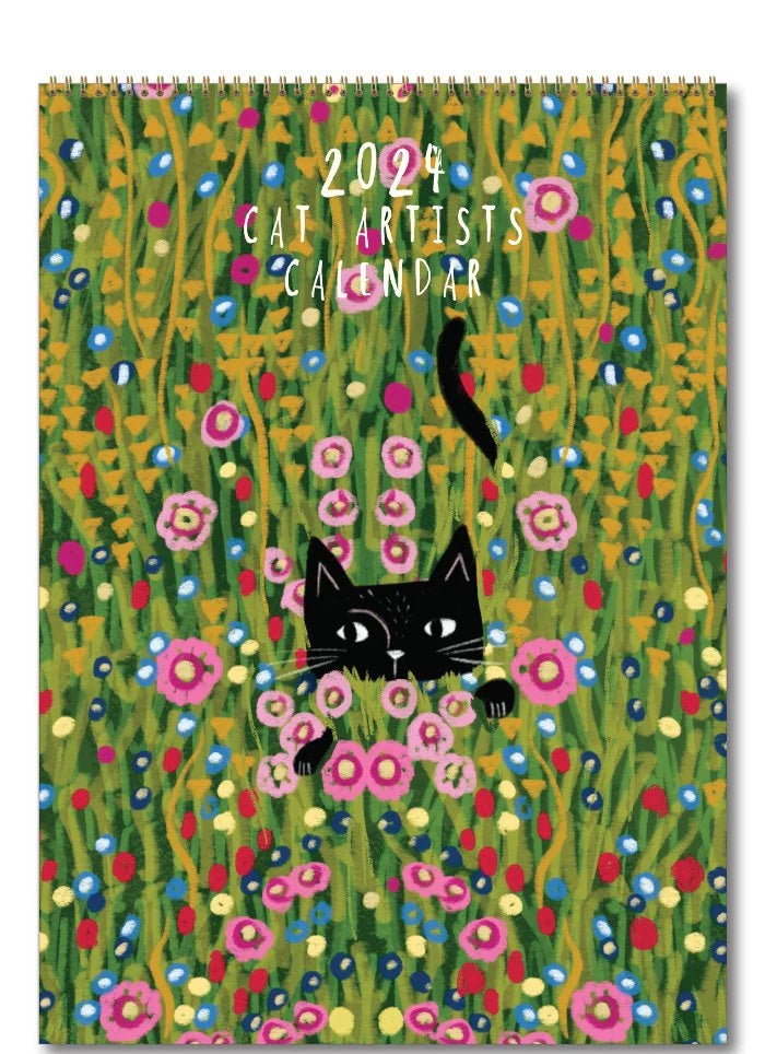 Niaski Cat Artist Wall Calendar 2024 Eclectopia Gifts and Specialty Homewares