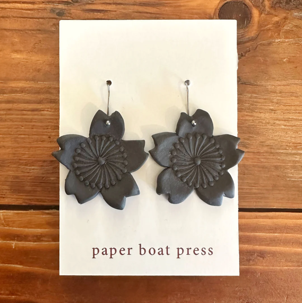 Paper Boat Press earrings CLEARANCE! Eclectopia Gifts and Specialty Homewares