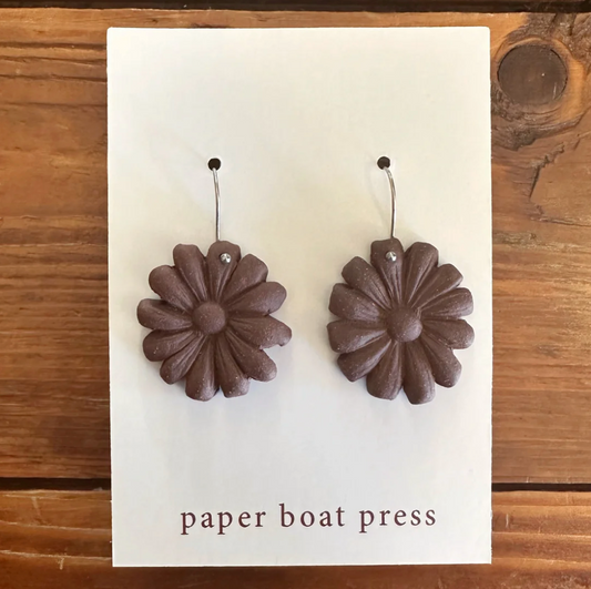 Paper Boat Press earrings CLEARANCE! Eclectopia Gifts and Specialty Homewares