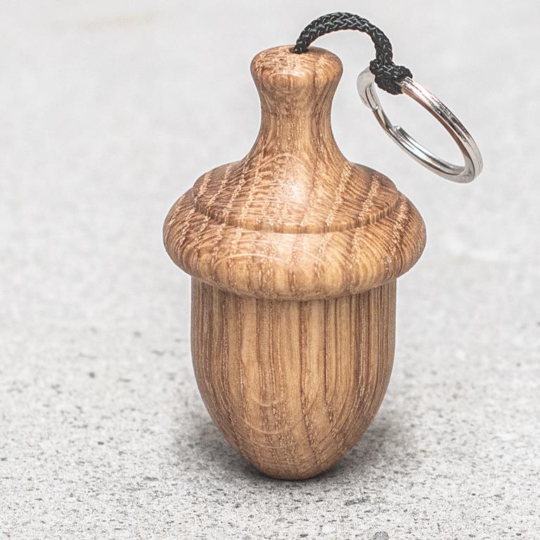 Oak handmade key rings Eclectopia Gifts and Specialty Homewares