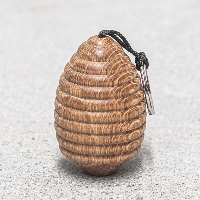 Oak handmade key rings Eclectopia Gifts and Specialty Homewares