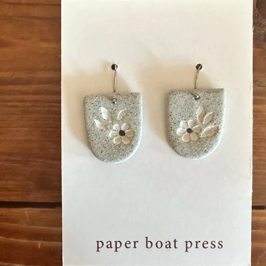 Paper Boat Press earrings CLEARANCE! Eclectopia Gifts and Specialty Homewares