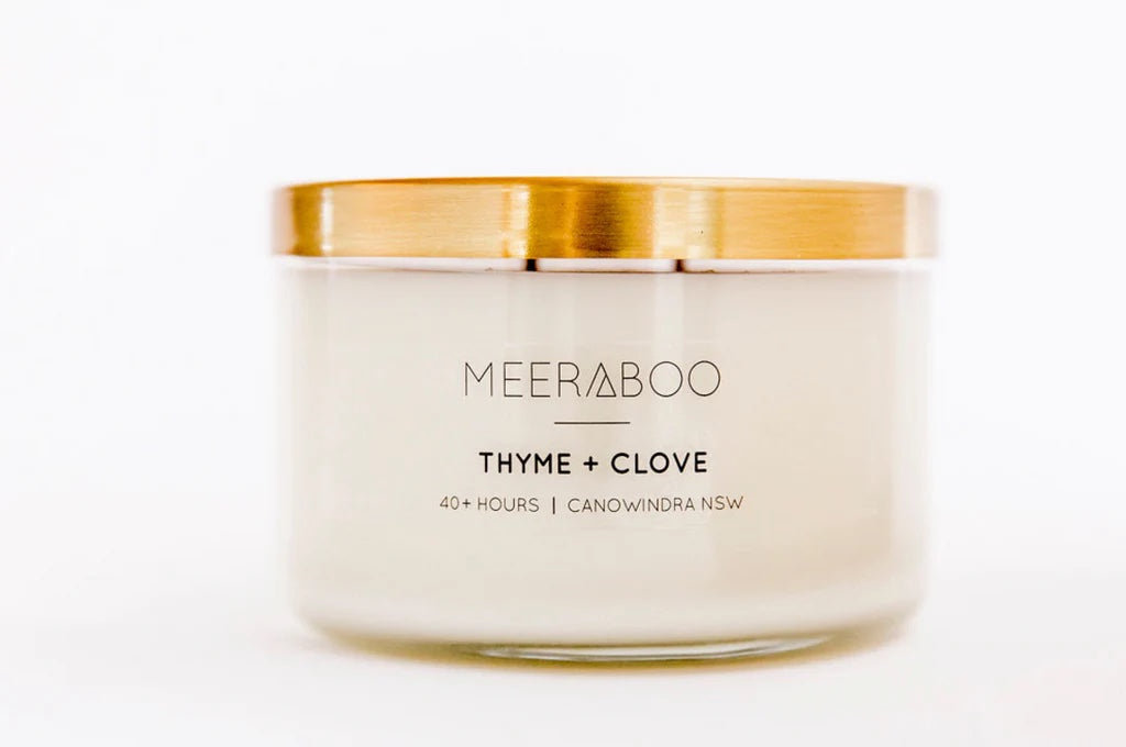 Meeraboo soy candle Eclectopia Gifts and Specialty Homewares