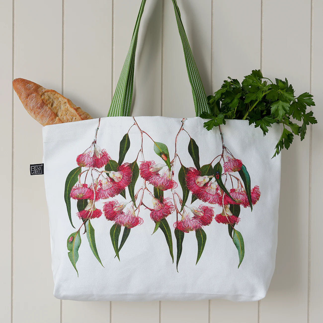 Eucalyptus organic canvas tote Eclectopia Gifts and Specialty Homewares 