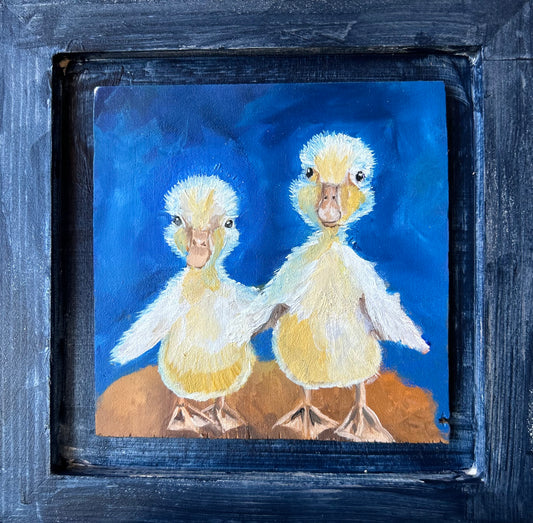 Best Friends- original oil painting. Eclectopia Gifts and Specialty Homewares 