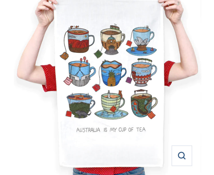 My Australian Kitchen tea towel Eclectopia Gifts and Specialty Homewares 