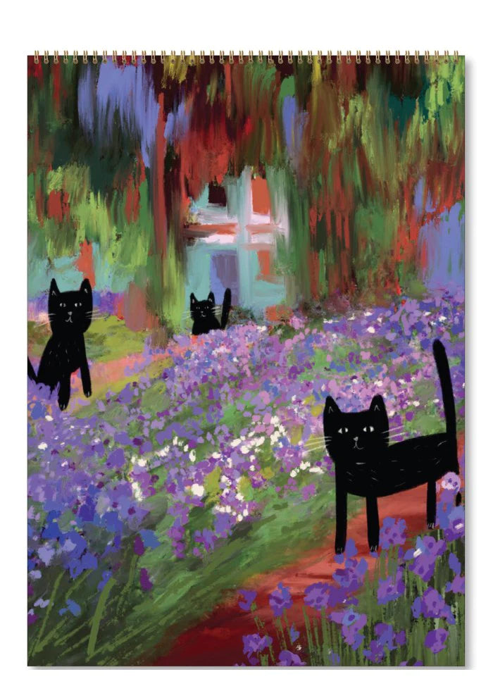 Niaski Cat Artist Wall Calendar 2024 Eclectopia Gifts and Specialty Homewares 
