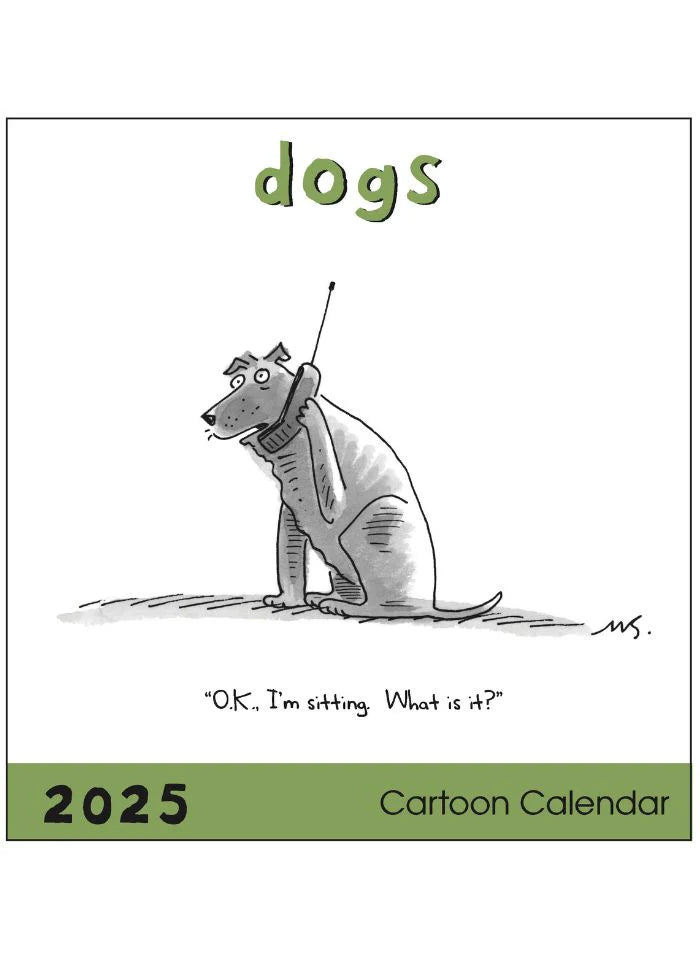 2025 New Yorker Dogs Wall Calendar (Medium) Eclectopia Gifts and Specialty Homewares 