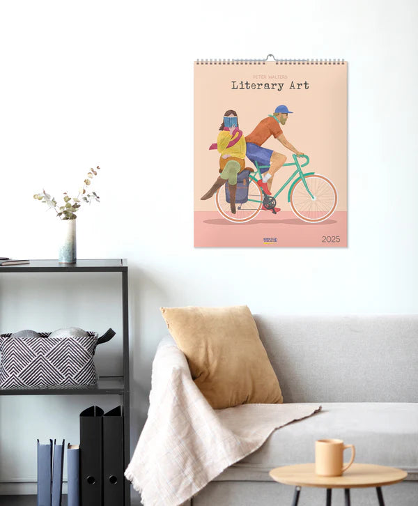 2025 Peter Walters Literary Art Wall Calendar (Large) Eclectopia Gifts and Specialty Homewares 