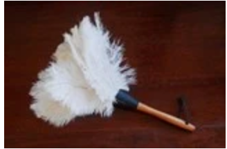 Feather duster 350mm  white Eclectopia Gifts and Specialty Homewares 